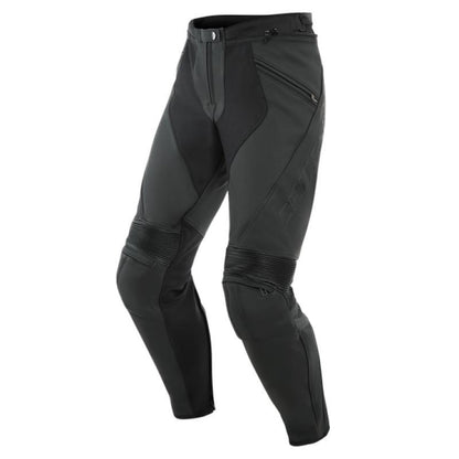 Dainese Men's Pony 3 Leather Pants Perforated - Matte Black_1522413
