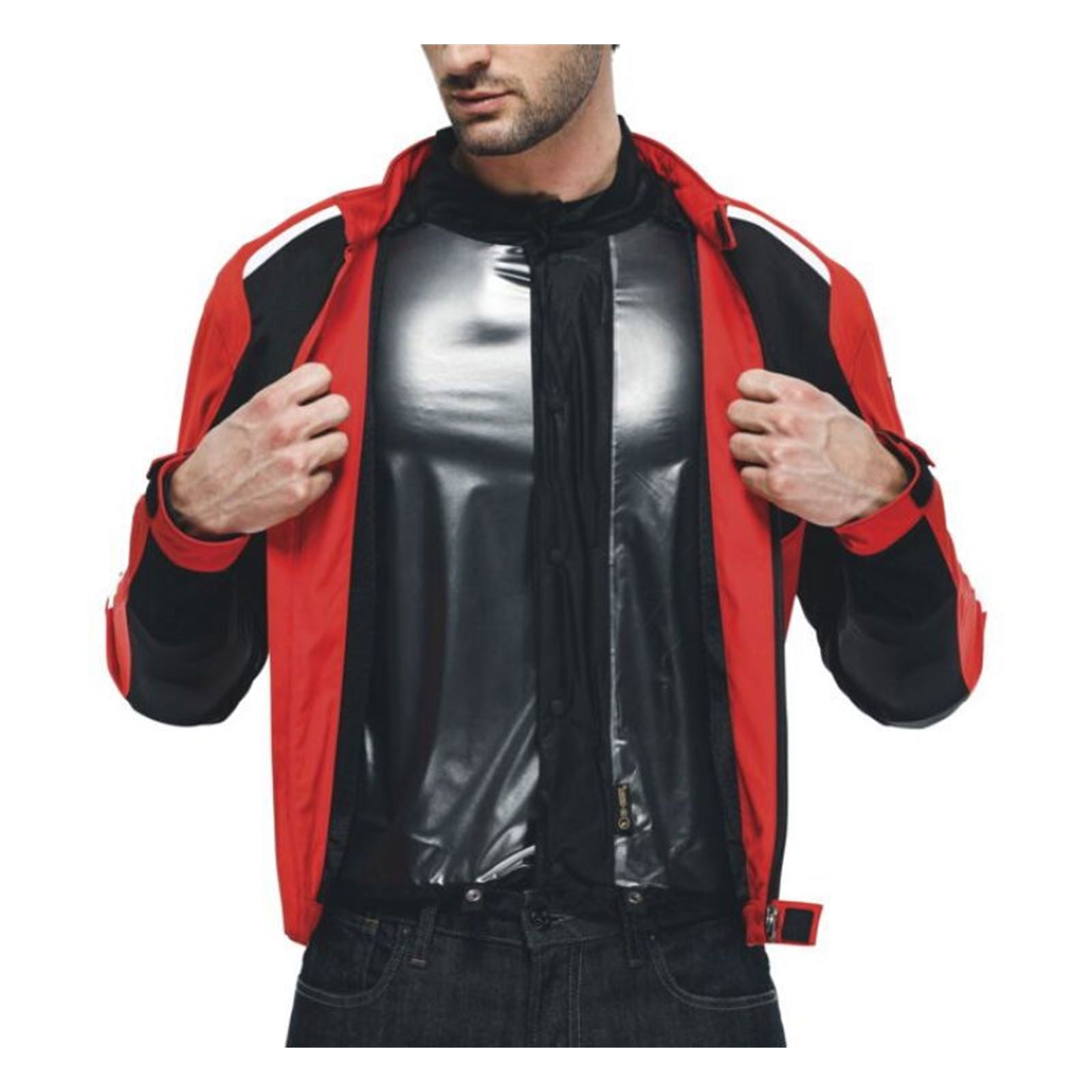 Dainese Men's Hydraflux 2 Air D-Dry Jacket - Black/Lave Red_1522402