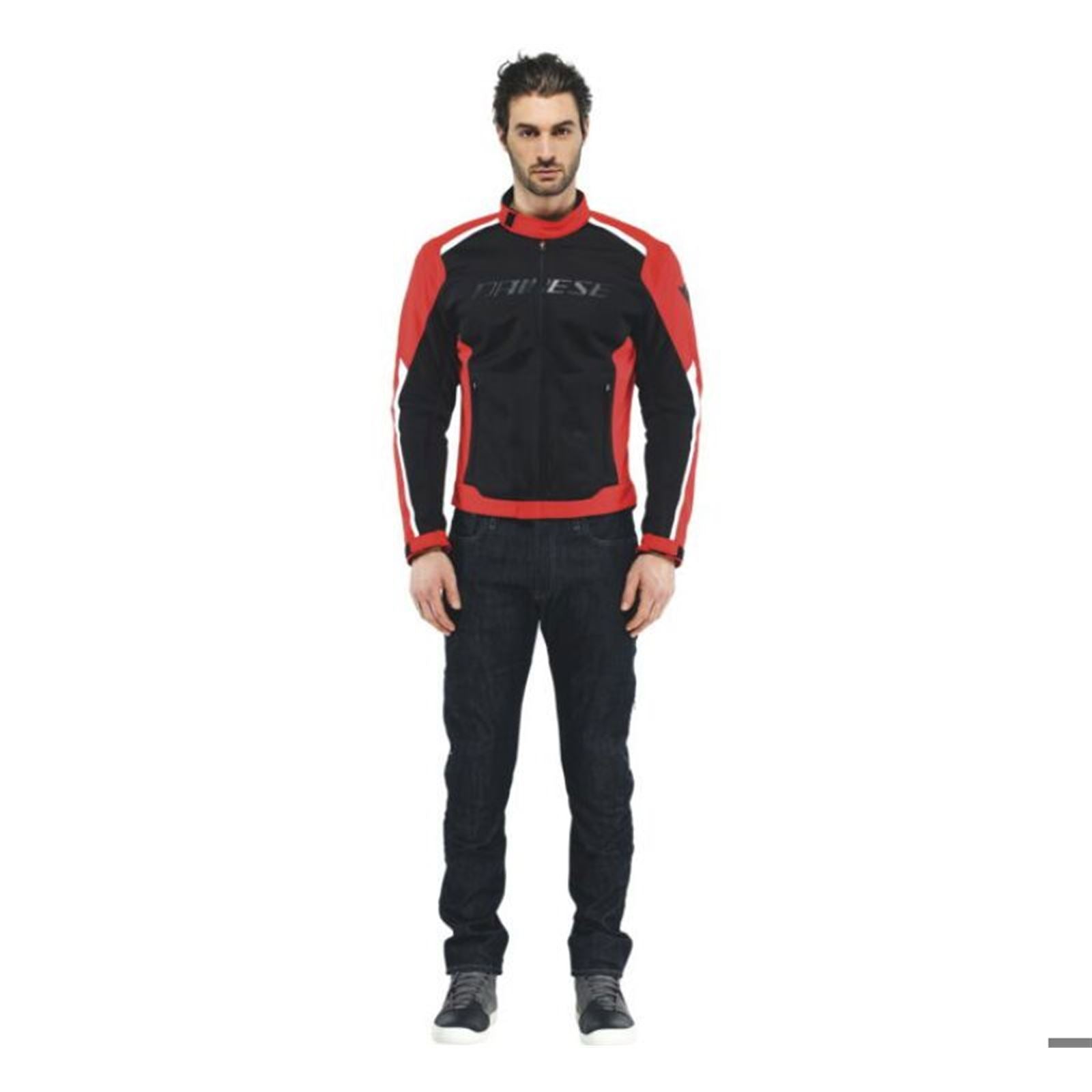 Dainese Men's Hydraflux 2 Air D-Dry Jacket - Black/Lave Red_1522393