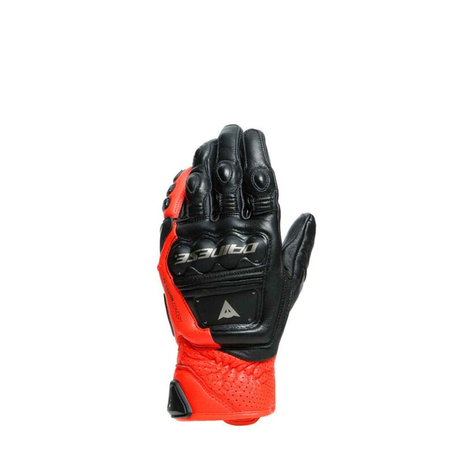 Dainese 4-Stroke 2 Gloves - Black/Fluorescent-Red - XS [MPN: 201815926-628-XS]_1522651