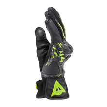 Dainese Mig 3 Unisex Leather Gloves - Black/Anthracite/Yellow Fluo_1522809