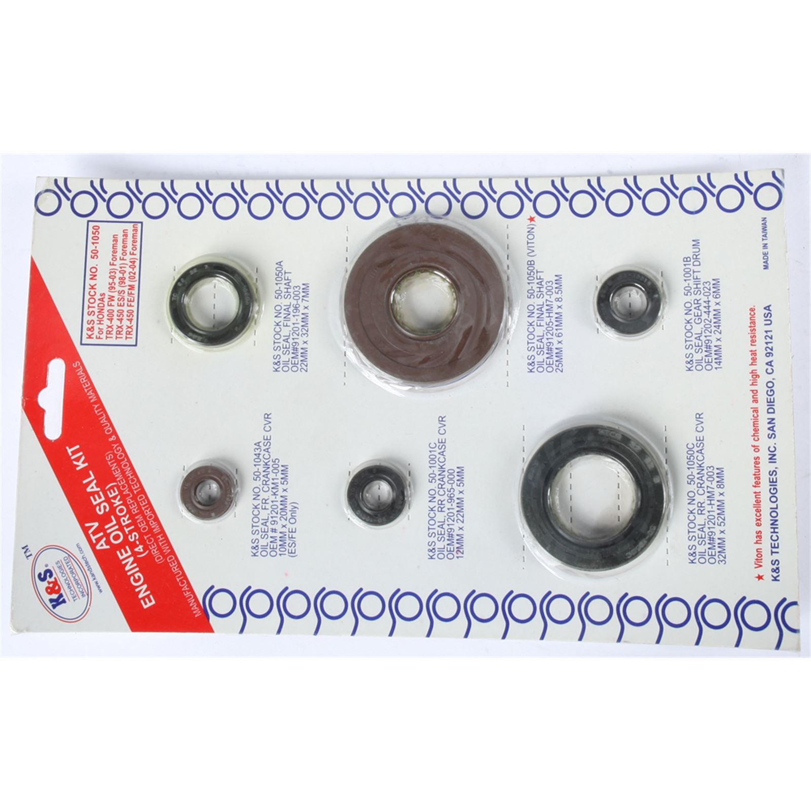 K&S Engine Oil Seal Kit 50-1050_205073