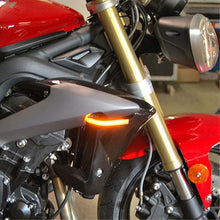 New Rage Cycle Front Turn Signals w/Load EQ for 13-17 Triumph Street Triple [MPN: STREET-FB-L]_1462228