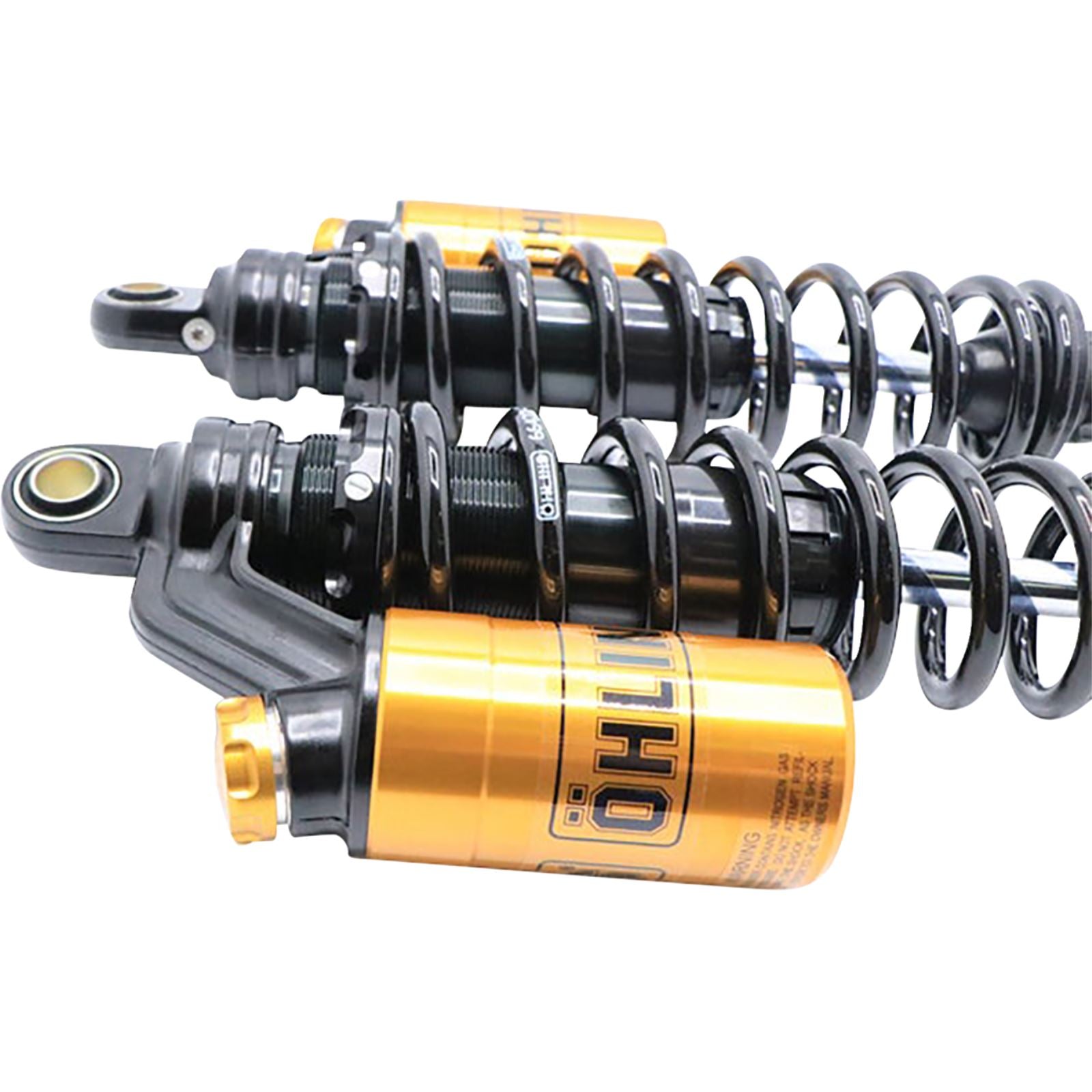 Ohlins STX 36 Blackline Shock Absorber w/Gold Accents for 91-17 Dyna FXD [MPN: HD 764LE]_1877877