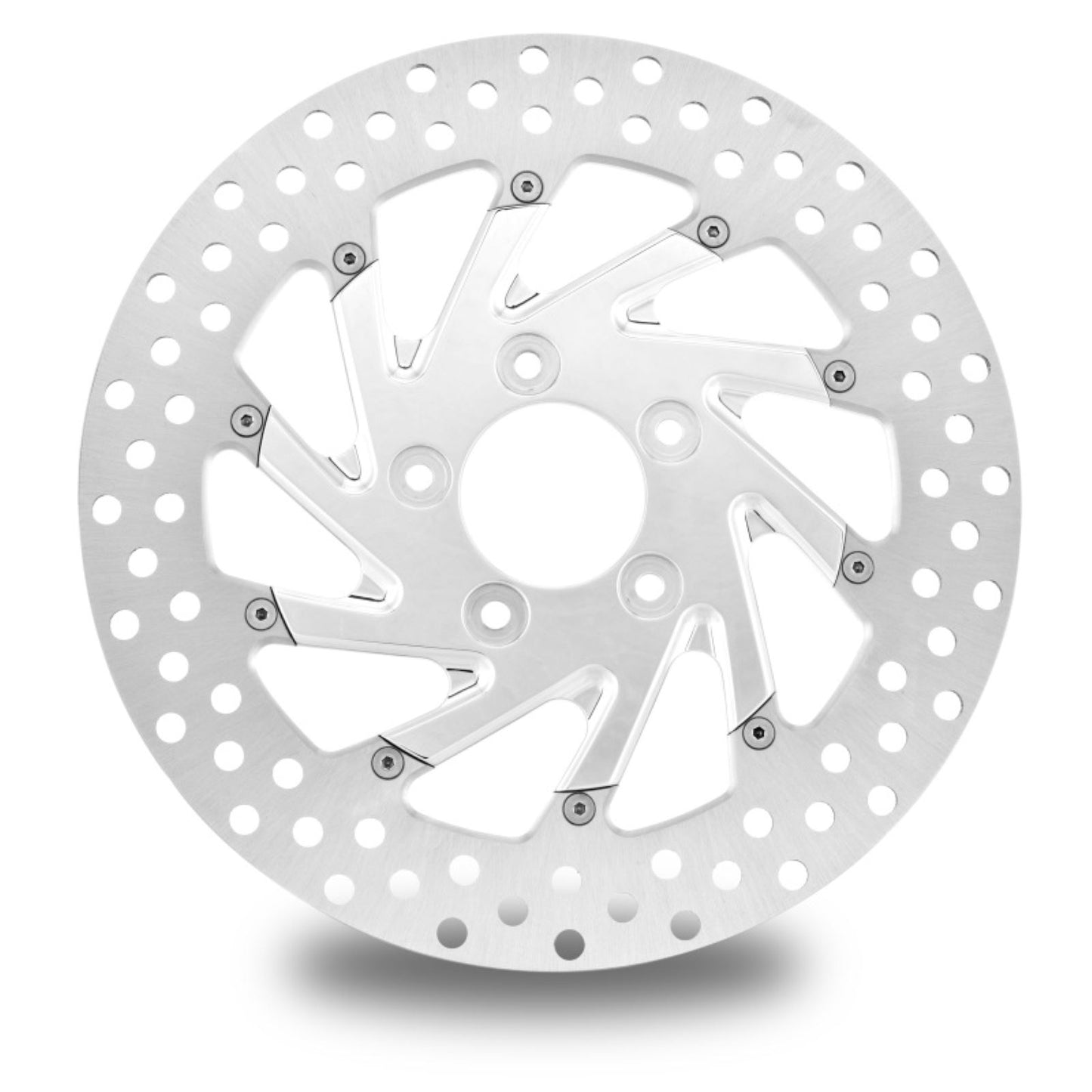 Performance Machine Disc/Carr 11.8 Del Rey Fr Left - Chrome 0133-1800REYLS-CH_1462936