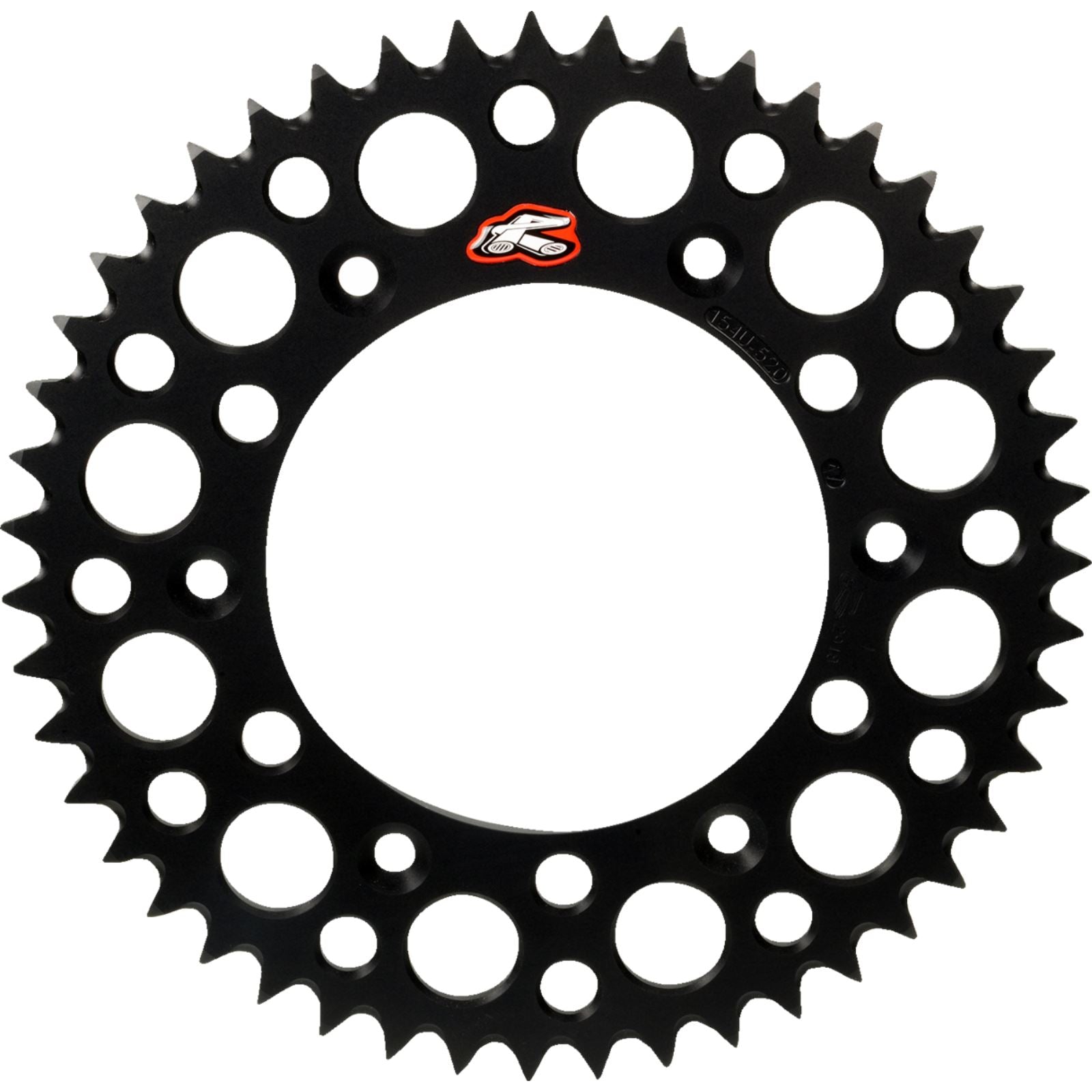 Renthal Rear Sprocket - Aluminum - 52 Tooth - Black 224U-520-46GPBK_1520332
