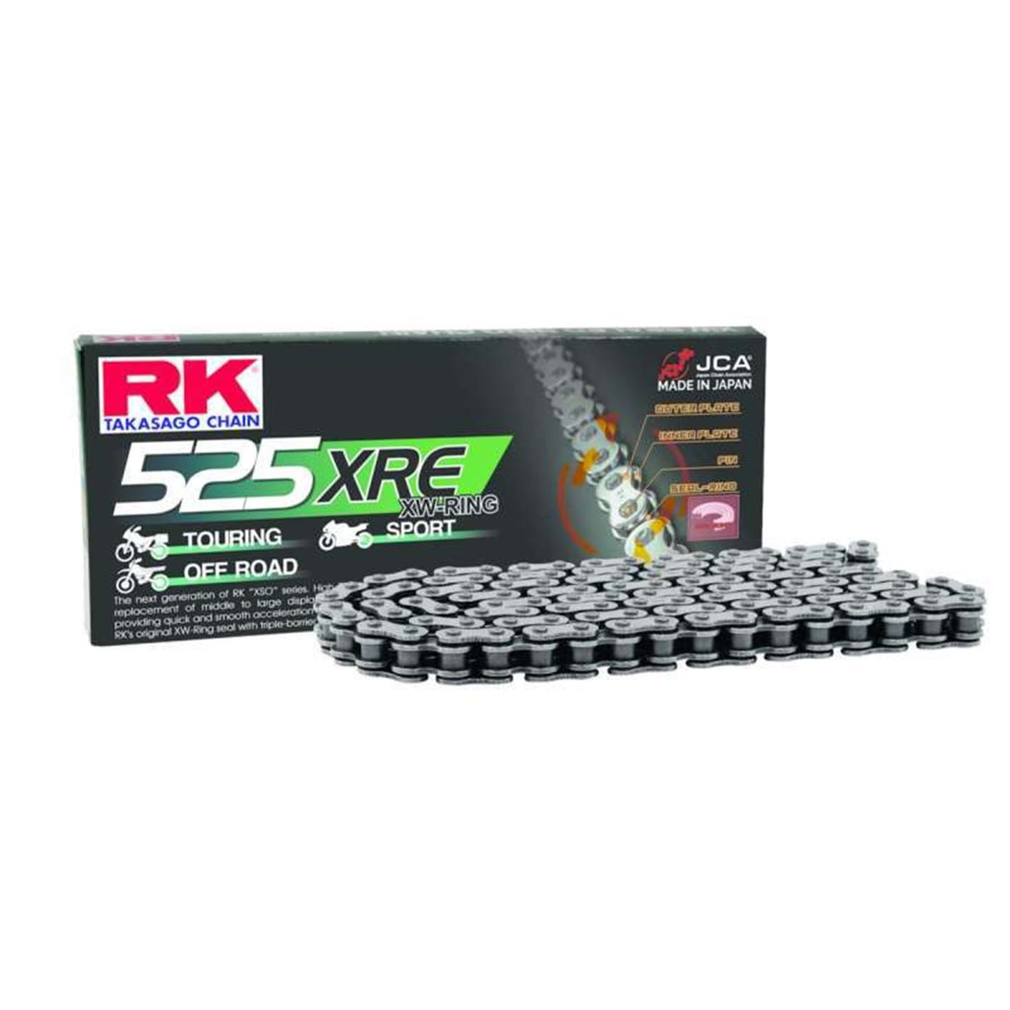 RK Chain 525XRE-122L XW-Ring - Natural [MPN: 525XRE-122]_1722924