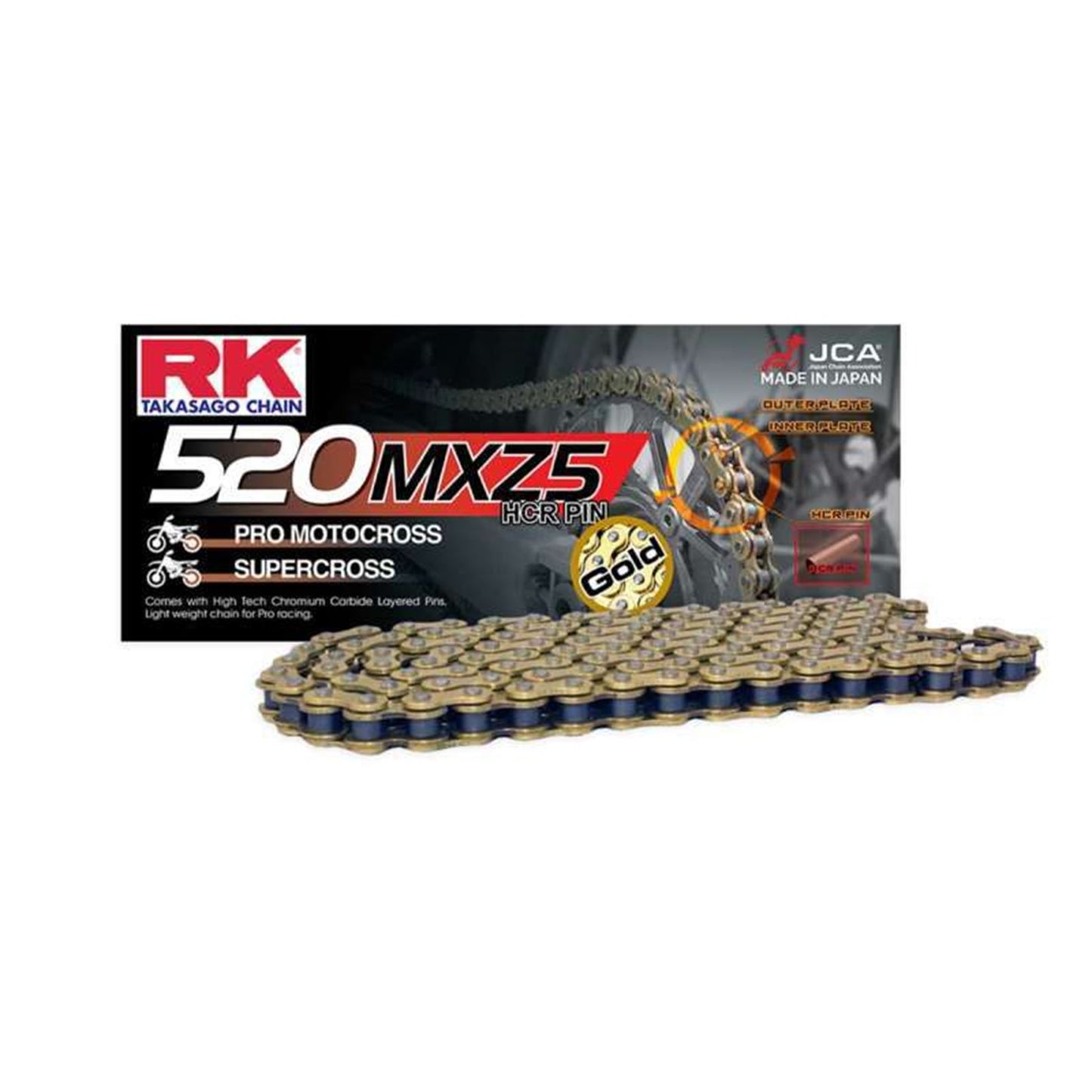 RK Chain GB520MXZ5-120L - Gold [MPN: GB520MXZ5-120]_1712154