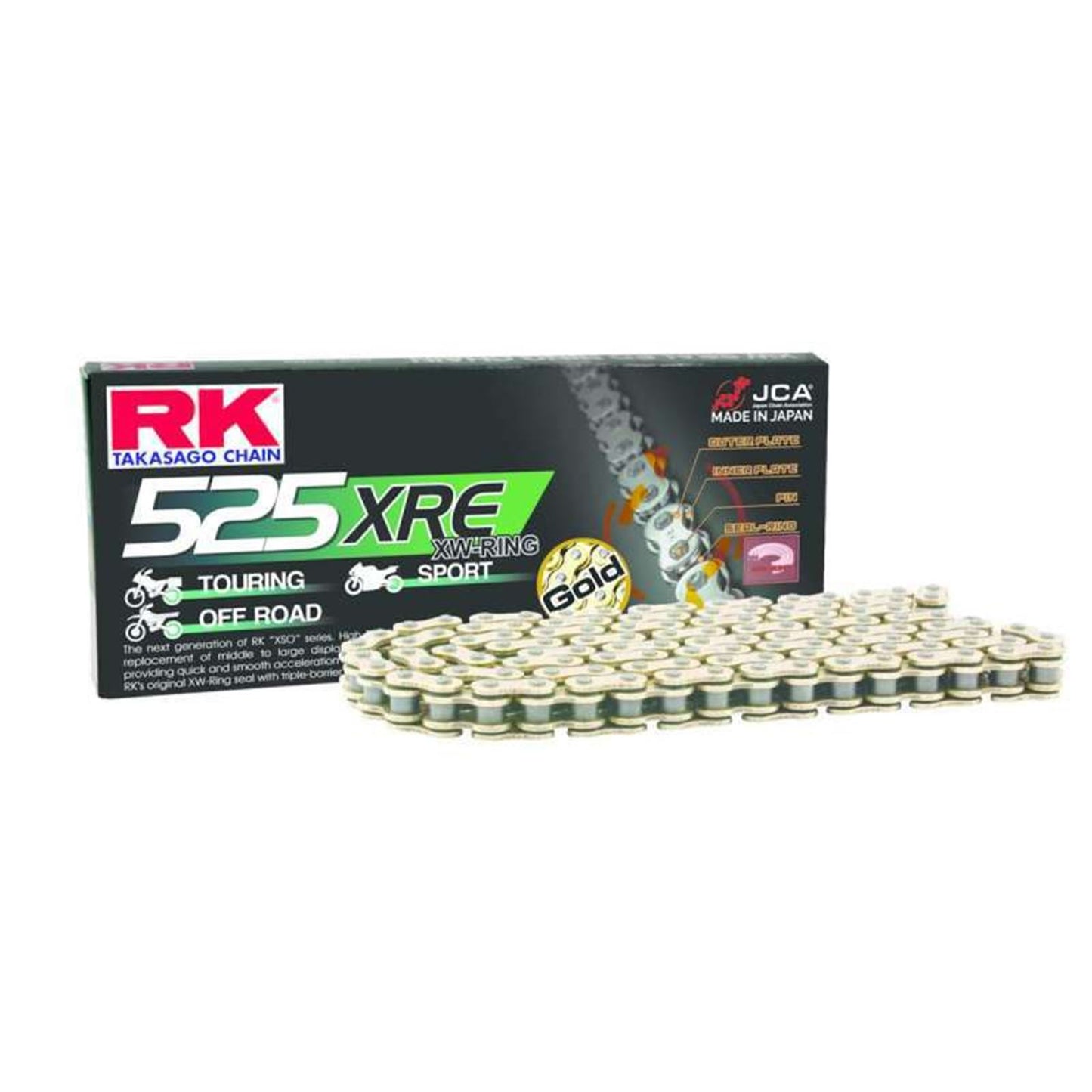 RK Chain GB525XRE-114L XW-Ring - Gold [MPN: GB525XRE-114]_1710795