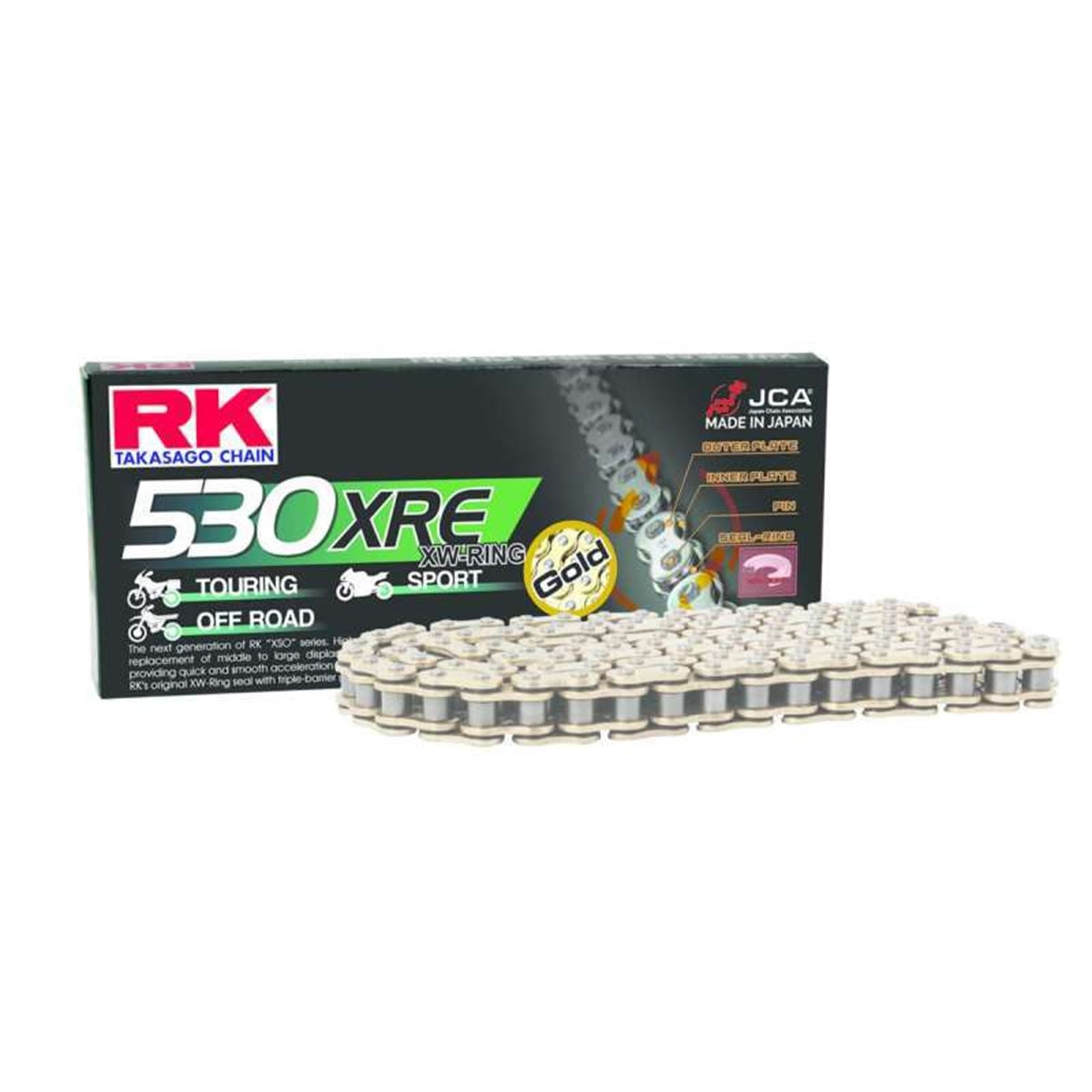 RK Chain GB530XRE-108L XW-Ring - Gold [MPN: GB530XRE-108]_1719799