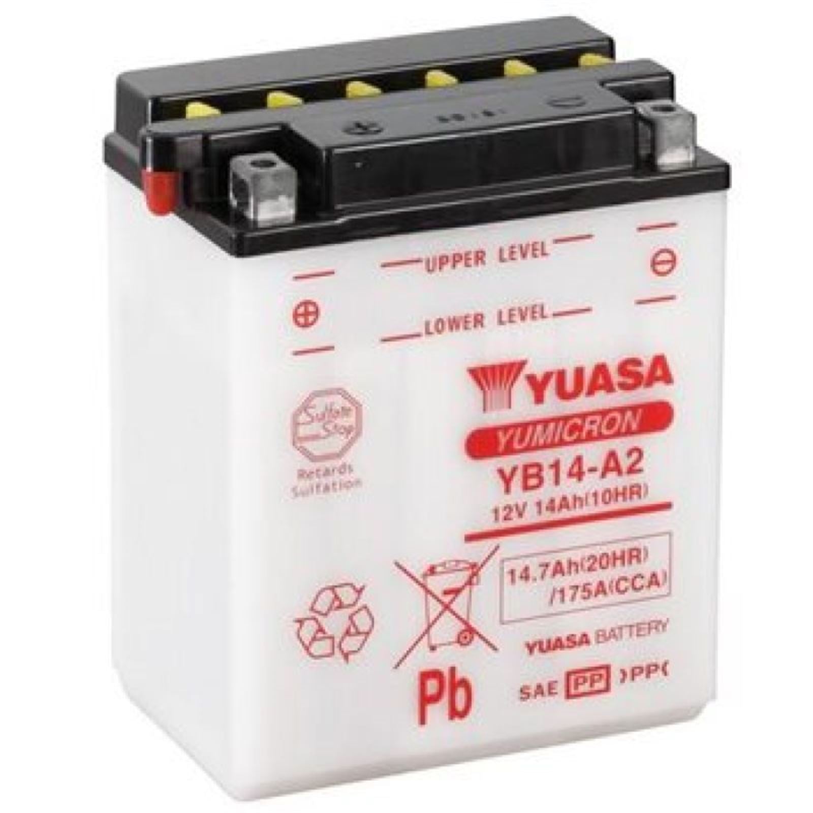 Yuasa YB14L-A2 Yumicron CX 12 Volt Battery YUAM2214YIND_1530933