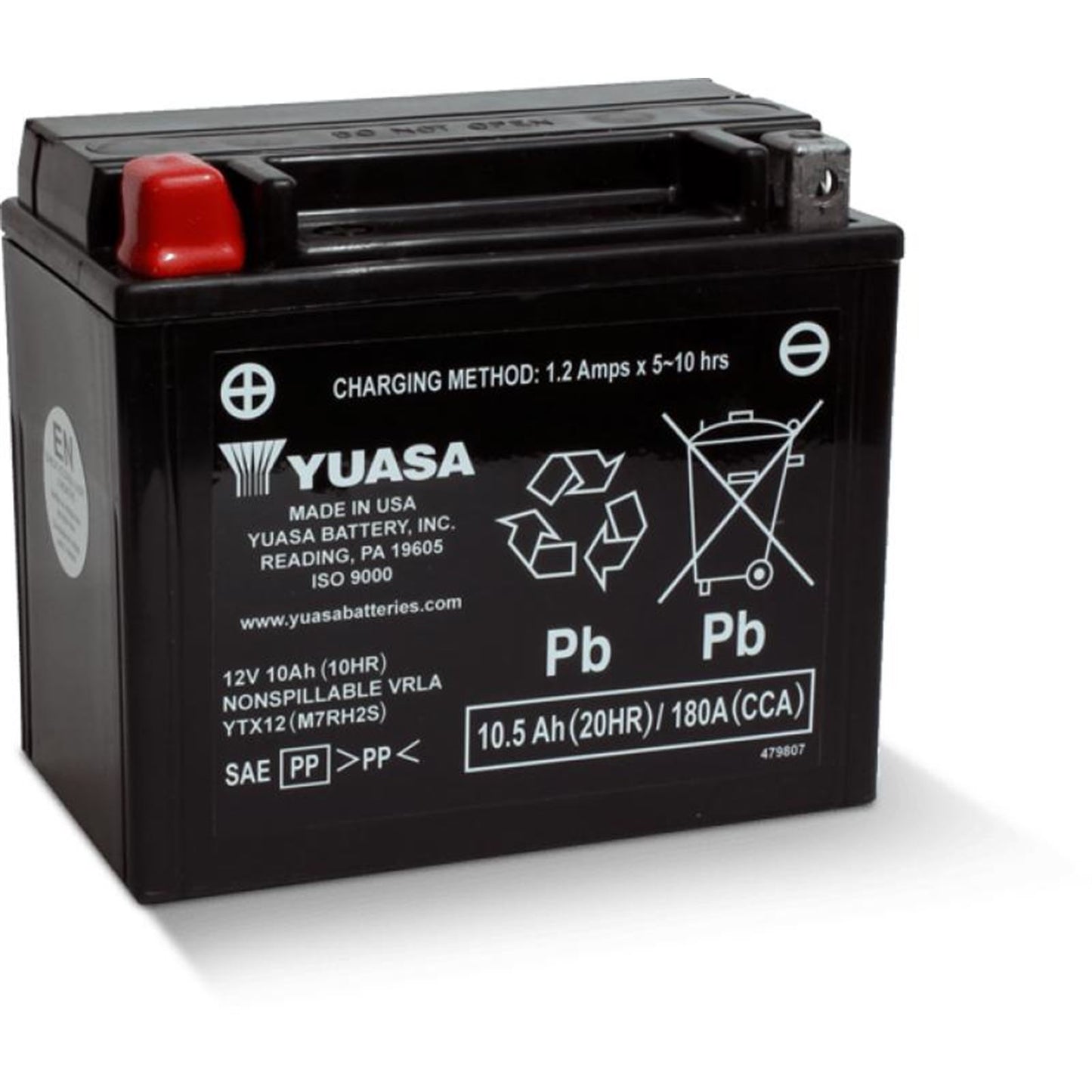 Yuasa YSA Maintenance Free Battery YUAM7RH2STWN_1530937