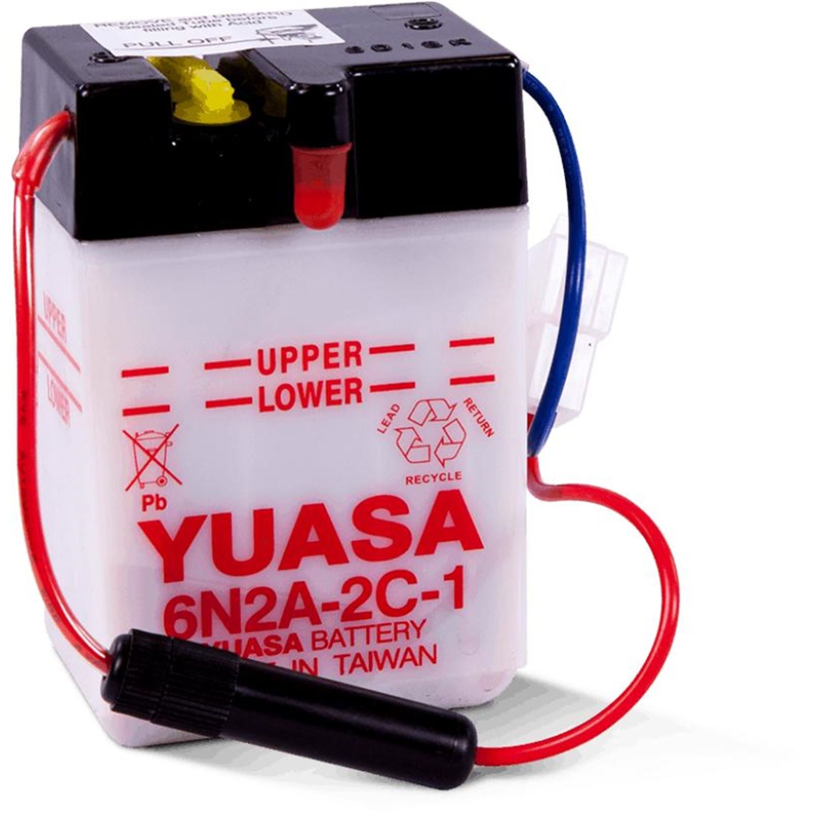 Yuasa 6N2A-2C-1 Conventional 6 Volt Battery YUAM262C1_1532990