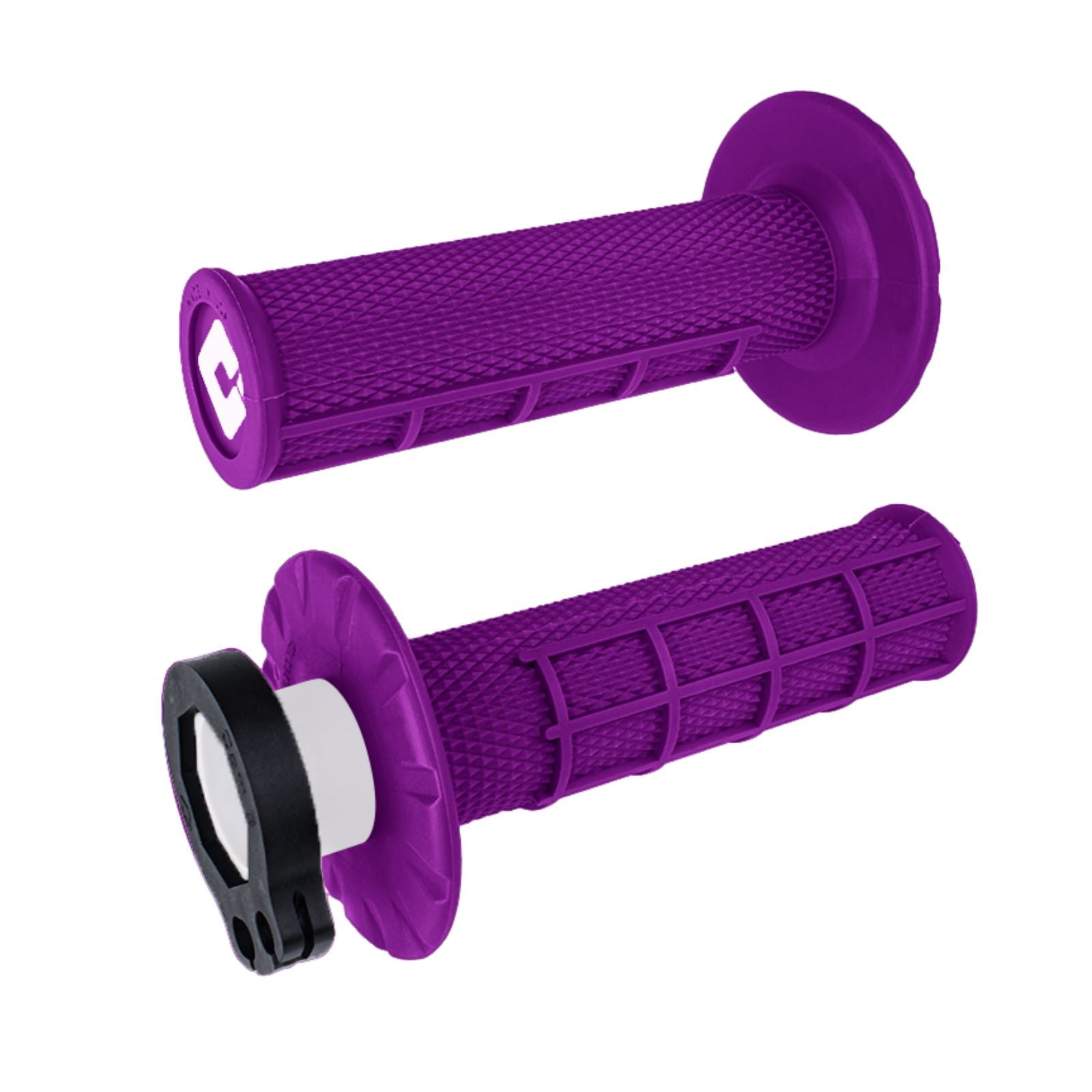 ODI MX V2 Lock-On - Half Waffle Grips - Purple [MPN: H36HWPR]_1469679