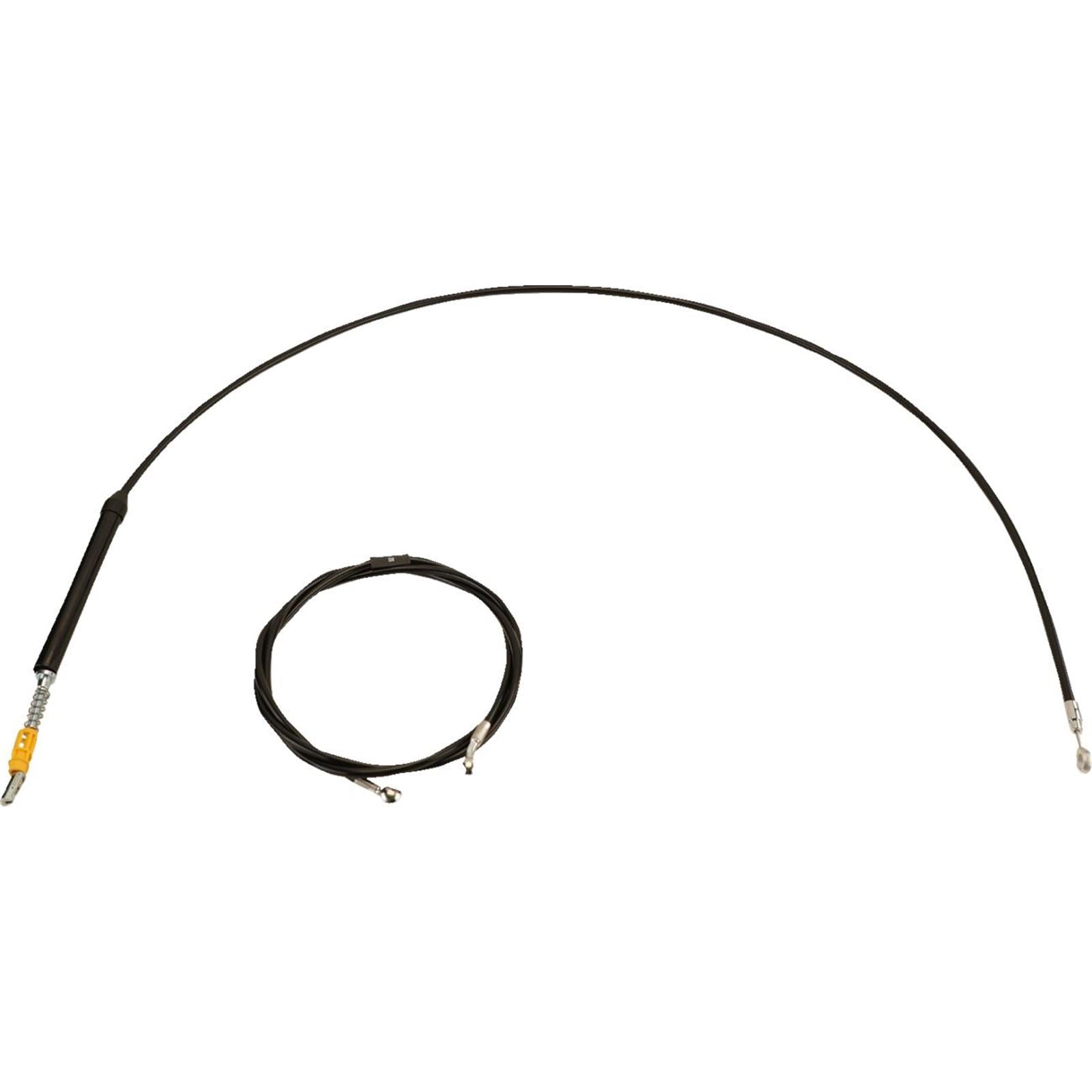 LA Choppers Cable/Brake Line Kit - 15" - 17" Ape Hanger Handlebars Black Vinyl [MPN: LA-8060KT-16B]_1707167
