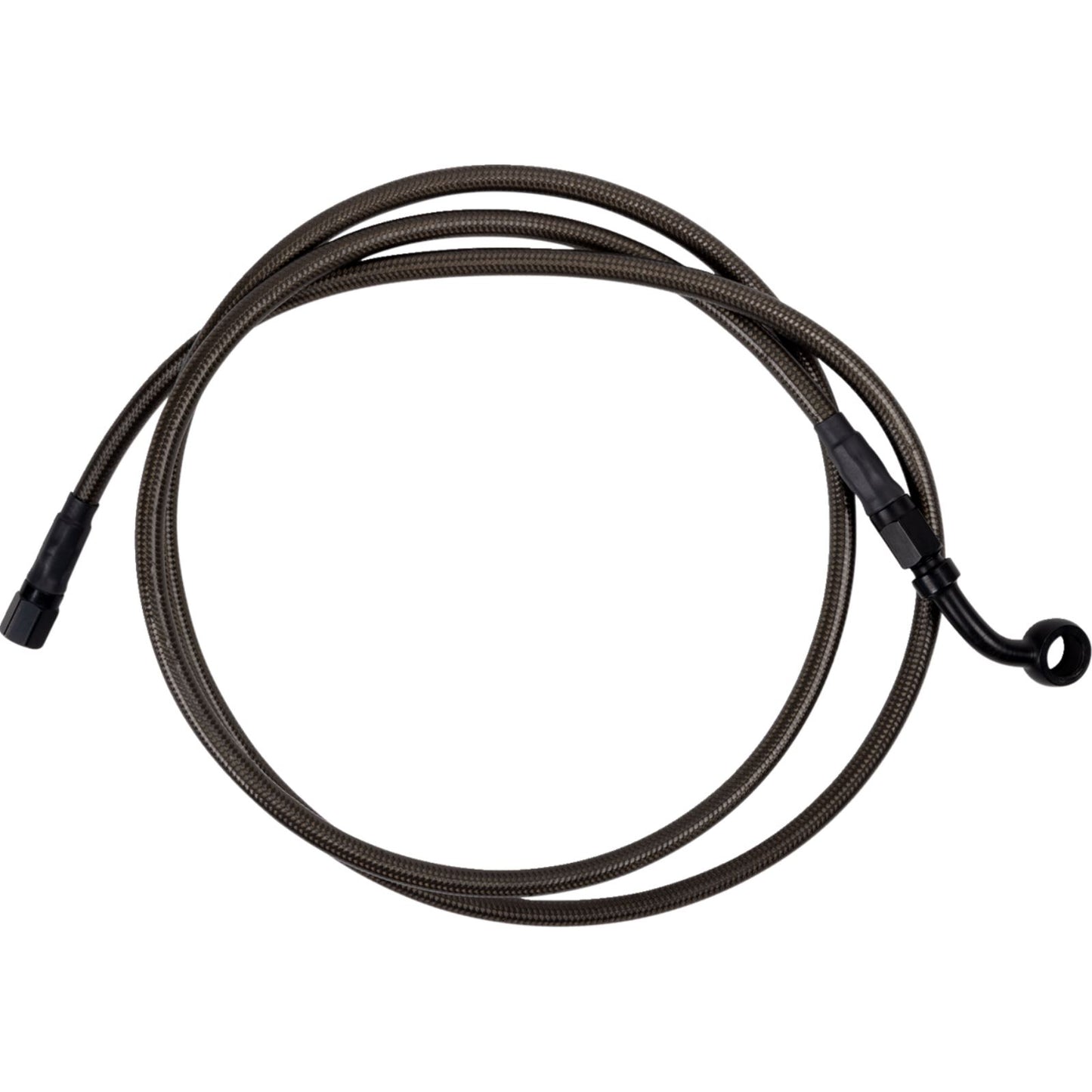 Barnett Performance Brake Line - Upper - Carbon Coat w/ Black Fittings - +6" [MPN: 254-30-51133-6]_1470026