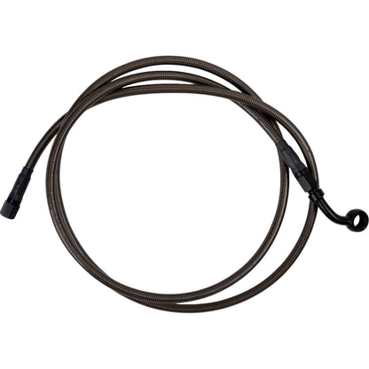Barnett Performance Brake Line - Upper - Carbon Coat w/ Black Fittings - +6" [MPN: 254-30-51133-6]_1470026
