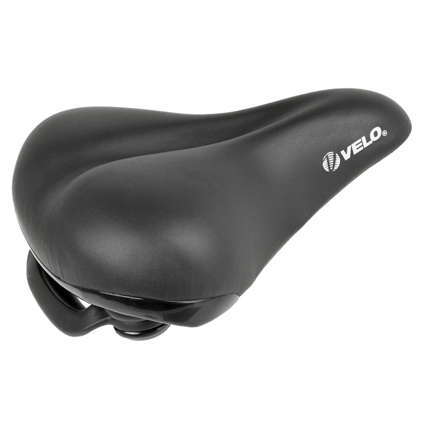 Velo Elasto Grip Comfort Saddle 258 x 217mm 725g Black [MPN: 250068]_1470243