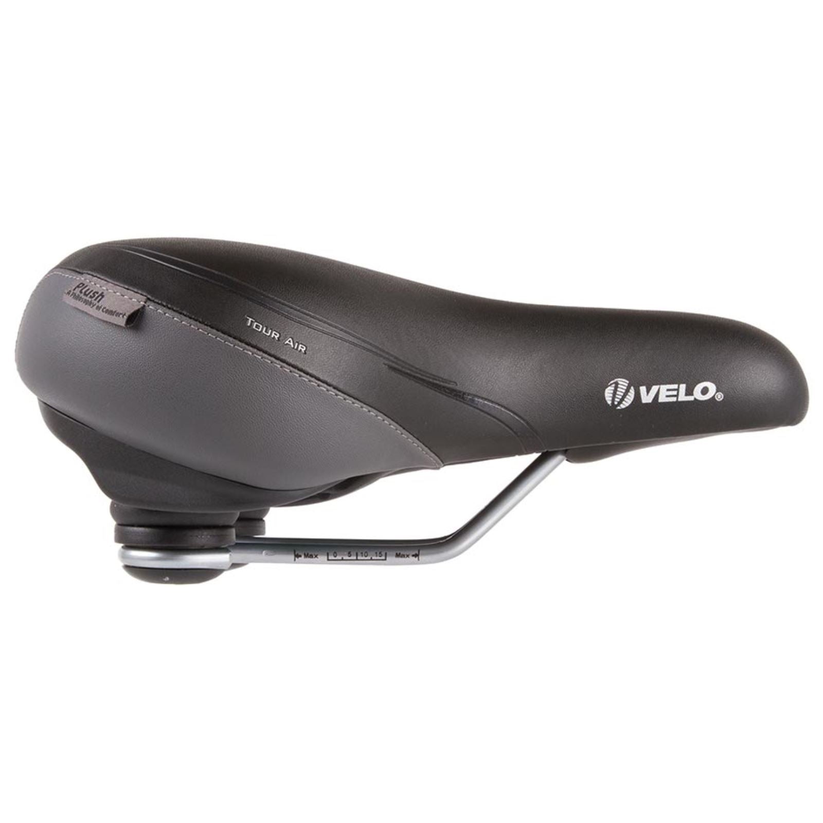 Velo Tour Air Comfort Saddle 272 x 210mm 665g Black [MPN: 250110]_1470252