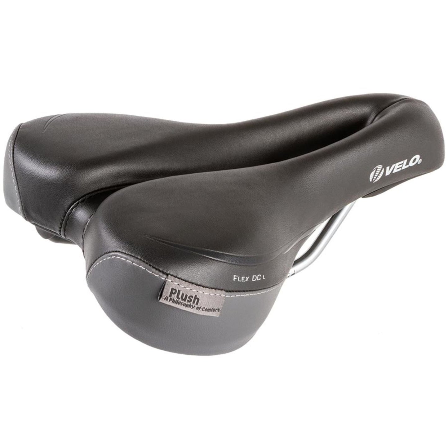 Velo Flex DC Touring Saddle 242 x 151mm Women 386g Black [MPN: 250176]_1470324