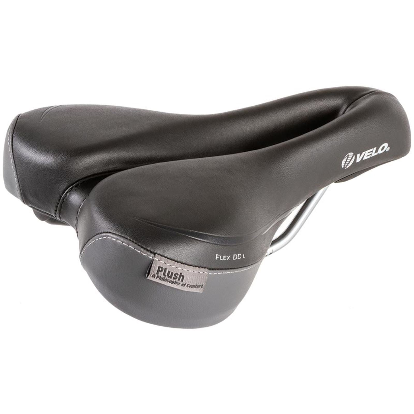 Velo Flex DC Touring Saddle 242 x 151mm Women 386g Black [MPN: 250176]_1470324