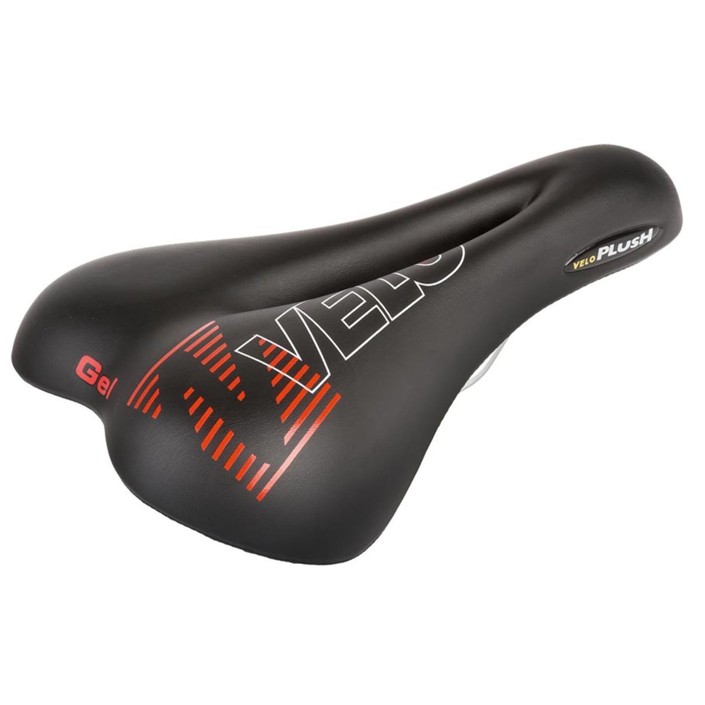 Velo Plush Gel D1 Saddle 267 x 168mm 478g - Black [MPN: 250242]_1470374