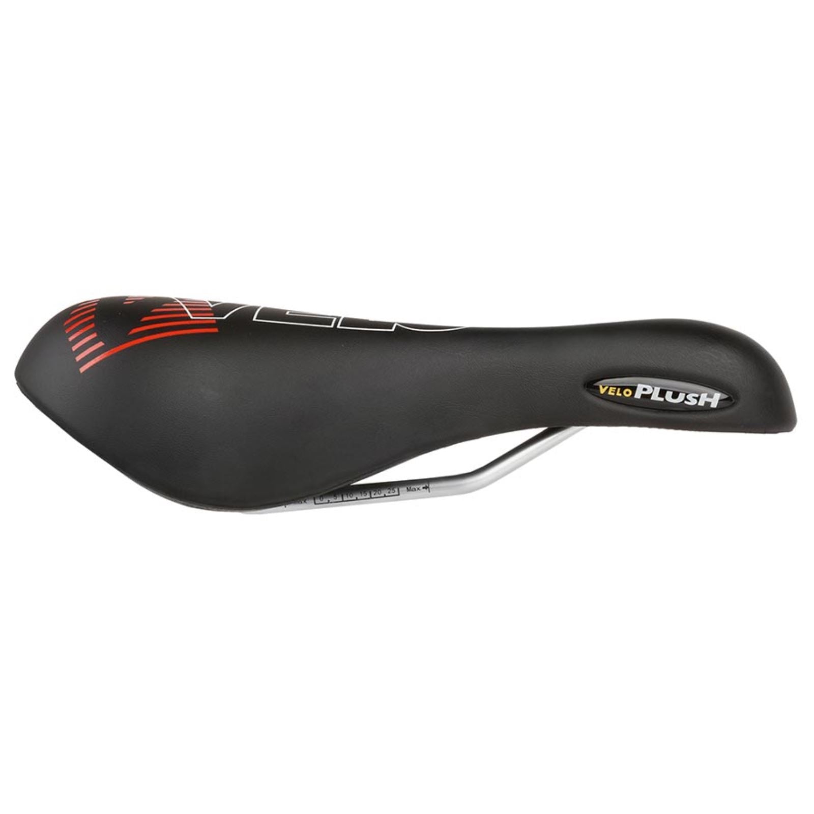 Velo Plush Gel D1 Saddle 267 x 168mm 478g - Black [MPN: 250242]_1470375