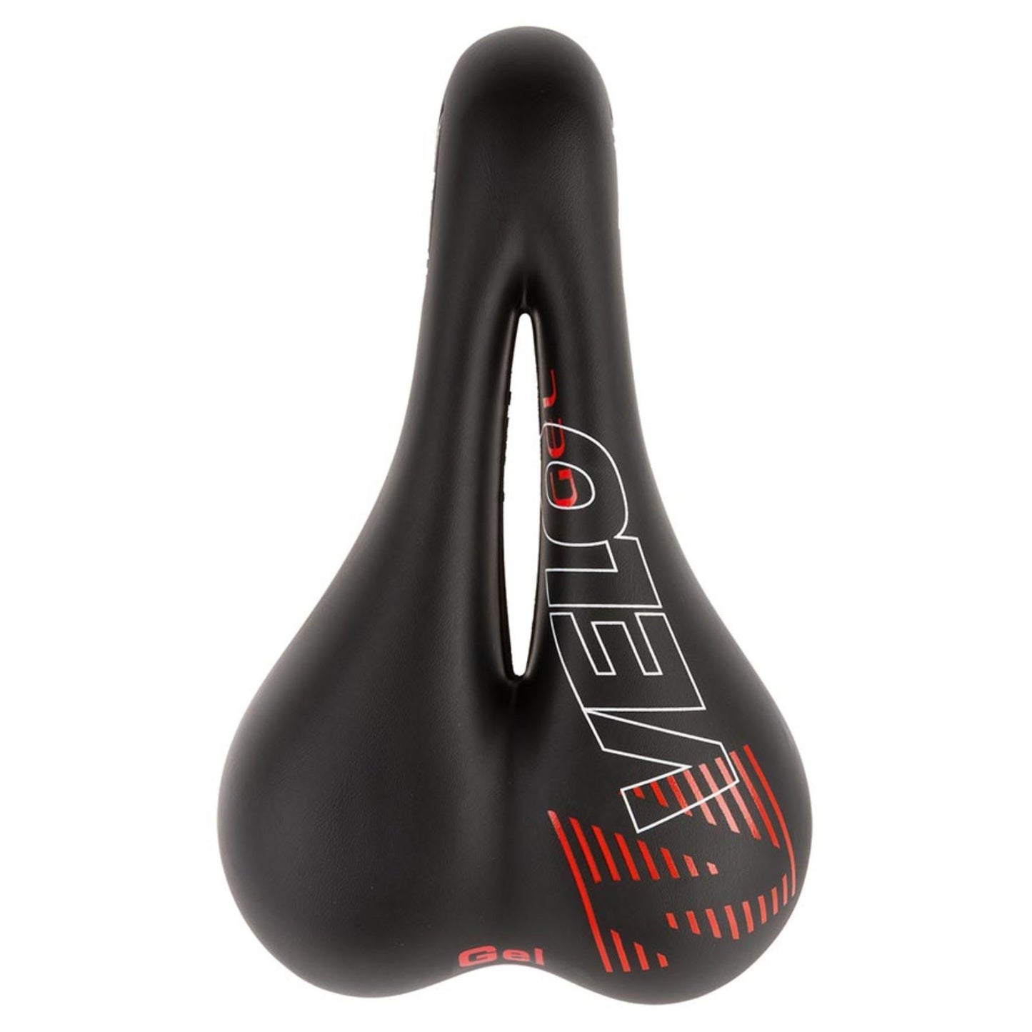 Velo Plush Gel D1 Saddle 267 x 168mm 478g - Black [MPN: 250242]_1470377