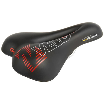 Velo Plush Gel D1 Saddle 254 x 173mm 452g - Black [MPN: 250243]_1470378