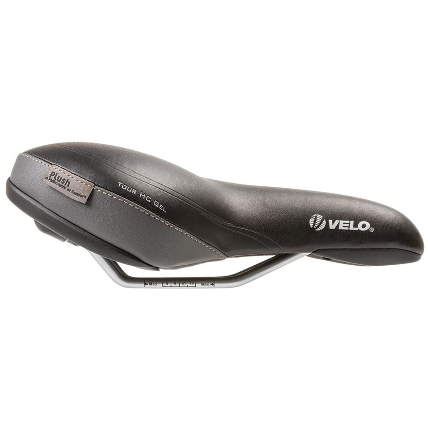 Velo Tour HC Gel Comfort Saddle 260 x 168mm 463g  Black [MPN: 250291]_1470331