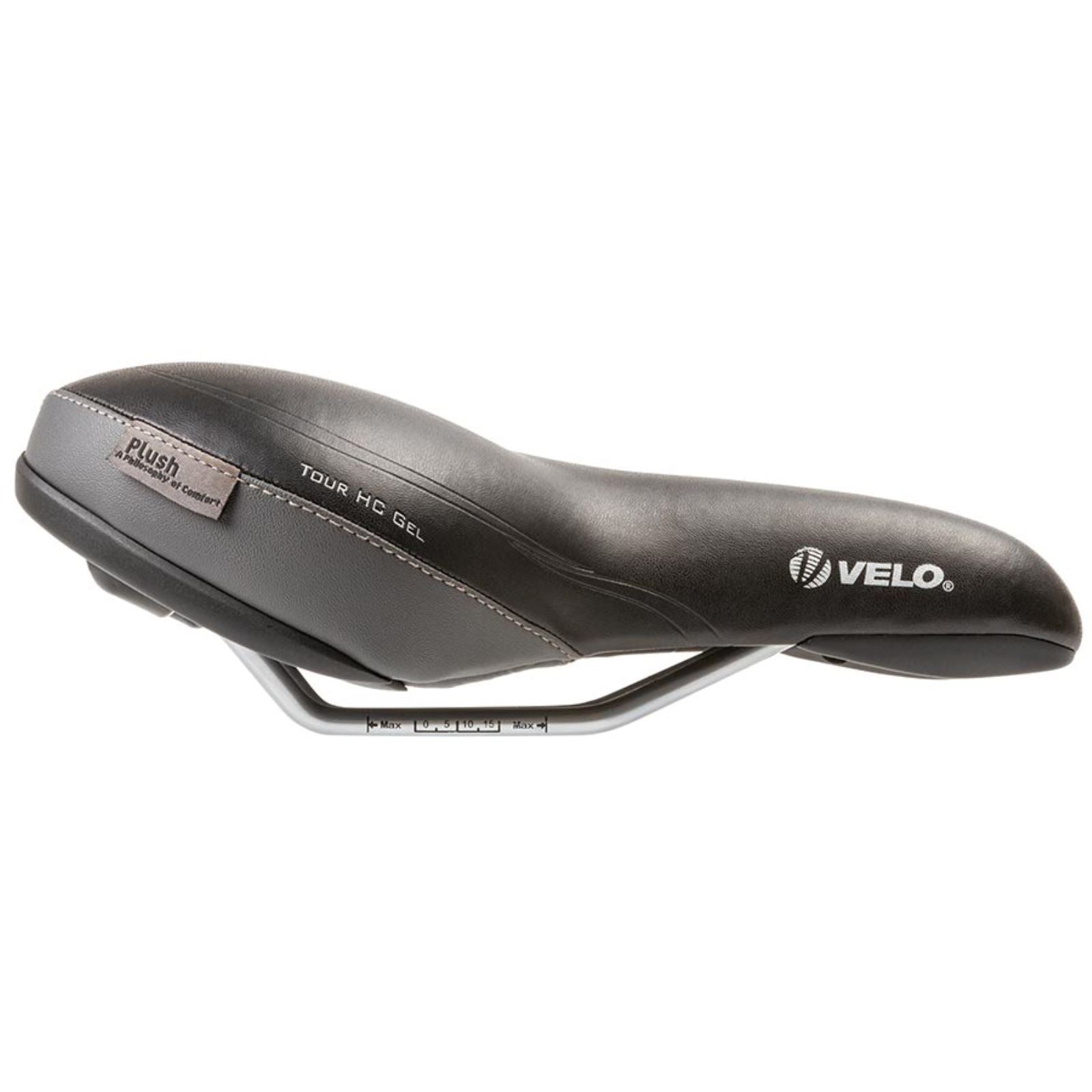 Velo Tour HC Gel Comfort Saddle 260 x 168mm 463g  Black [MPN: 250291]_1470331