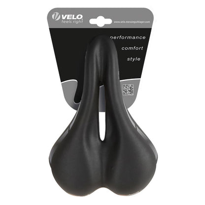 Velo WC Touring Saddle 250 x 168mm 318g - Black OPEN BOX [MPN: 250337]_2089601