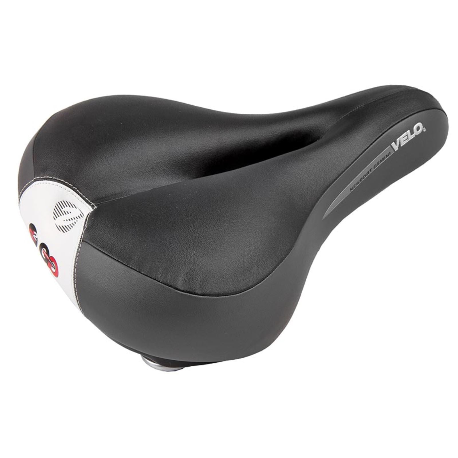 Velo Newport Gemini Saddle 270 x 211mm 858g - Black [MPN: 250349]_1470429