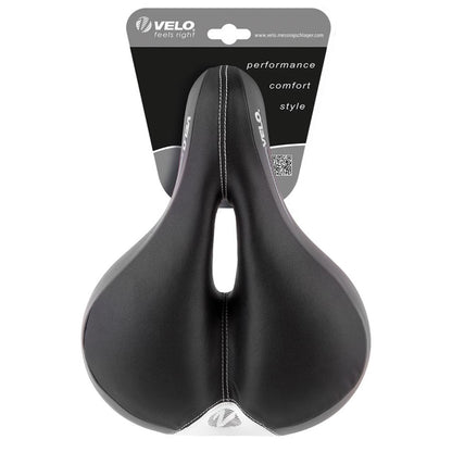 Velo Newport Gemini Saddle 270 x 211mm 858g - Black [MPN: 250349]_1470407