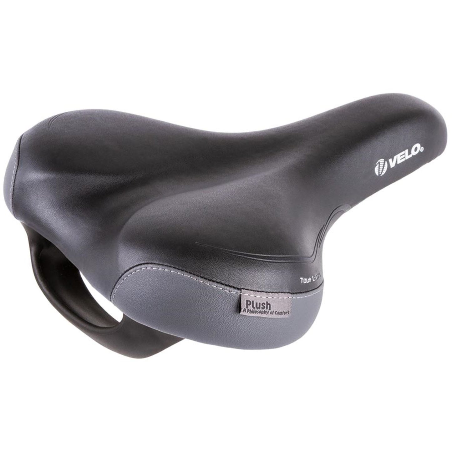 Velo Tour E-Grip Saddle 272 x 212mm 498g - Black [MPN: 250366]_1470397