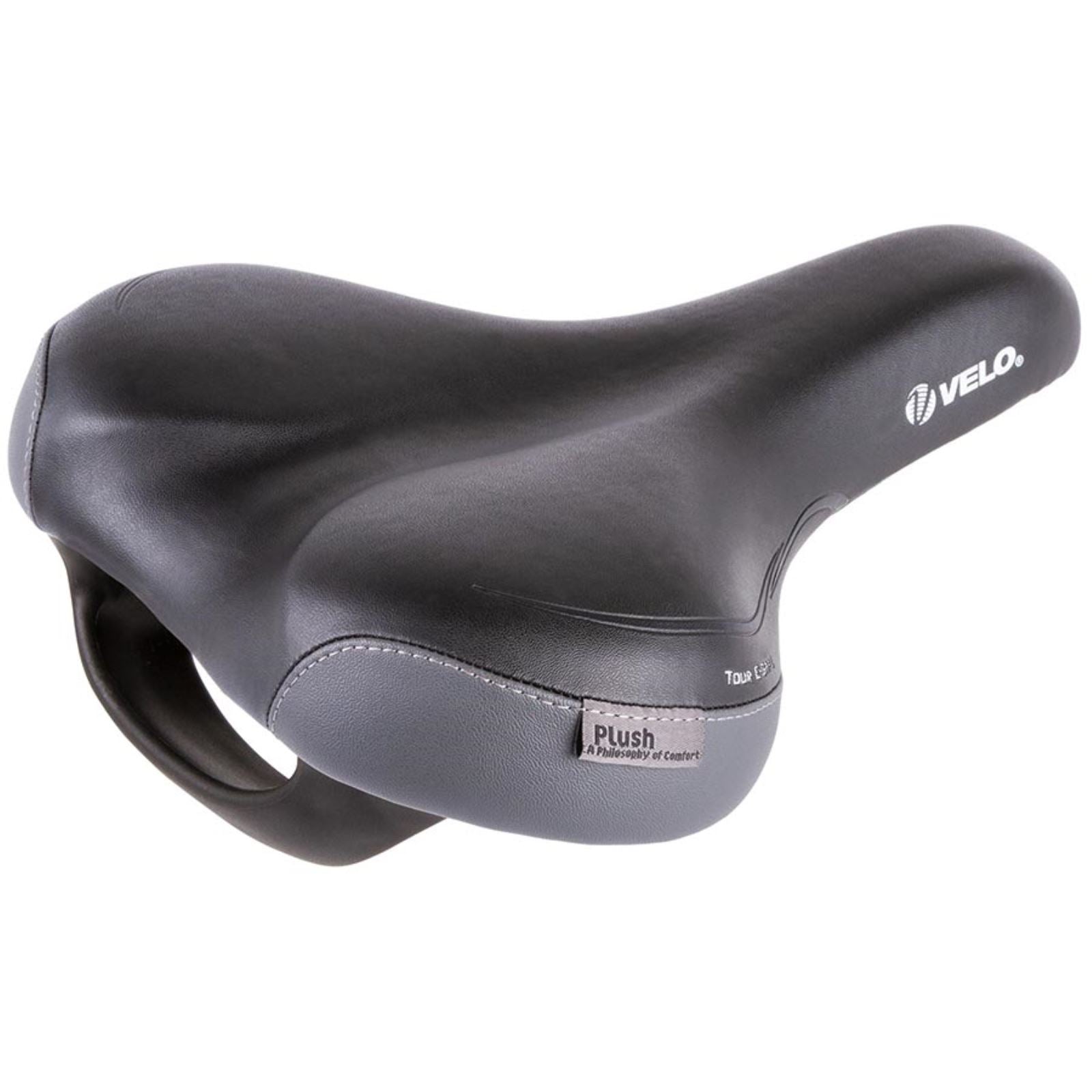 Velo Tour E-Grip Saddle 272 x 212mm 498g - Black [MPN: 250366]_1470397