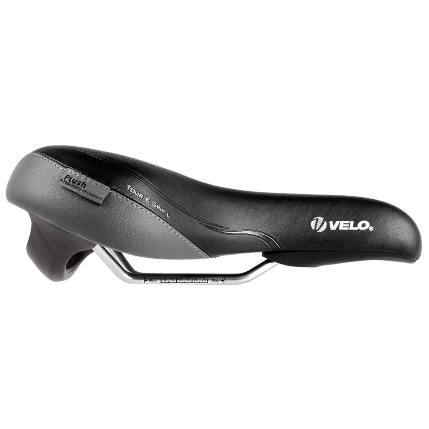 Velo Tour E-Grip Saddle 272 x 212mm 498g - Black [MPN: 250366]_1470398