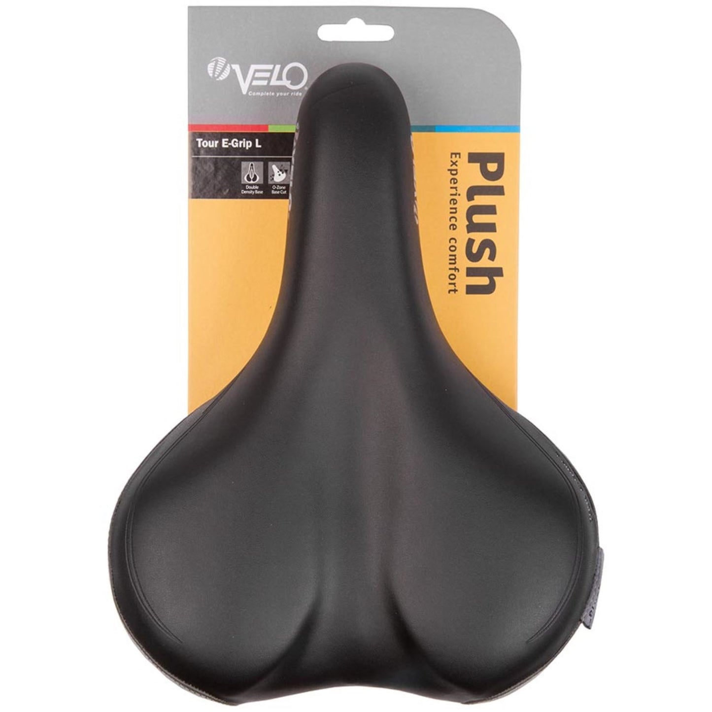 Velo Tour E-Grip Saddle 272 x 212mm 498g - Black [MPN: 250366]_1470402