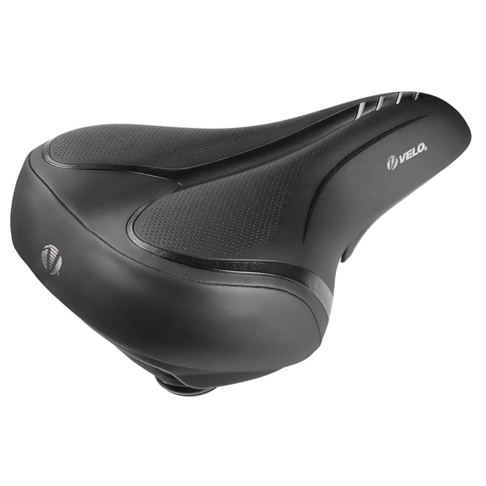 Velo Fit B-Town Saddle 268 x 199mm 623g - Black [MPN: 250533]_1470512