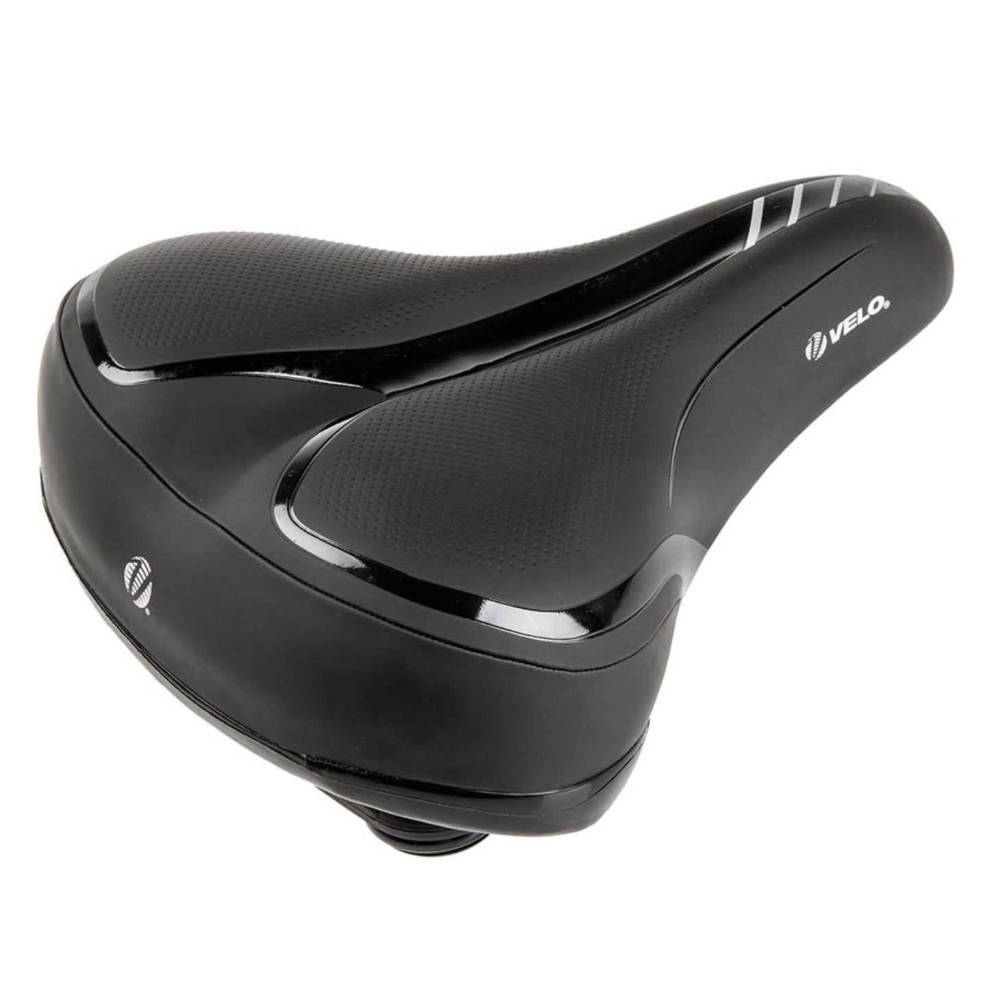 Velo Fit B-Town Saddle 263 x 216mm 719g - Black [MPN: 250534]_1470515