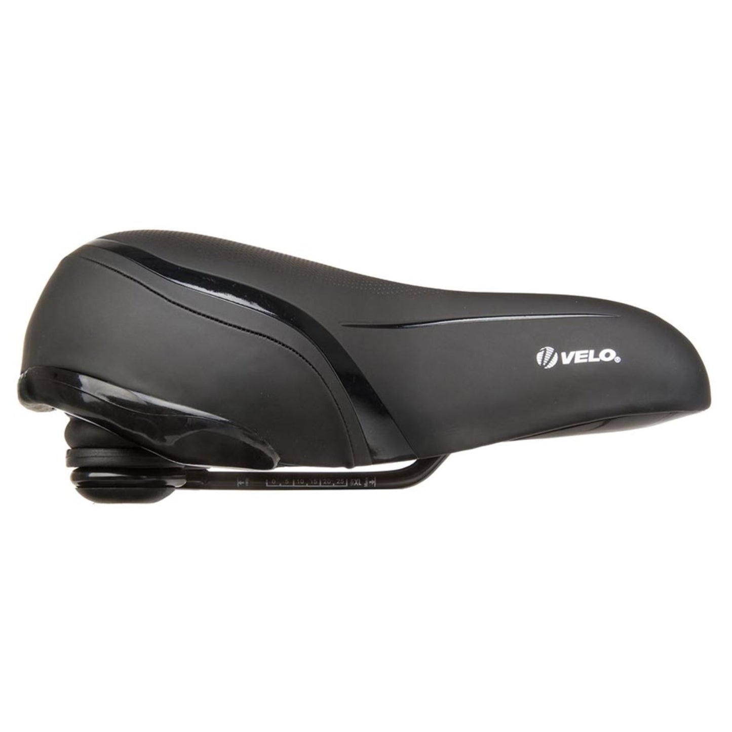 Velo Fit B-Town Saddle 263 x 216mm 719g - Black [MPN: 250534]_1470516