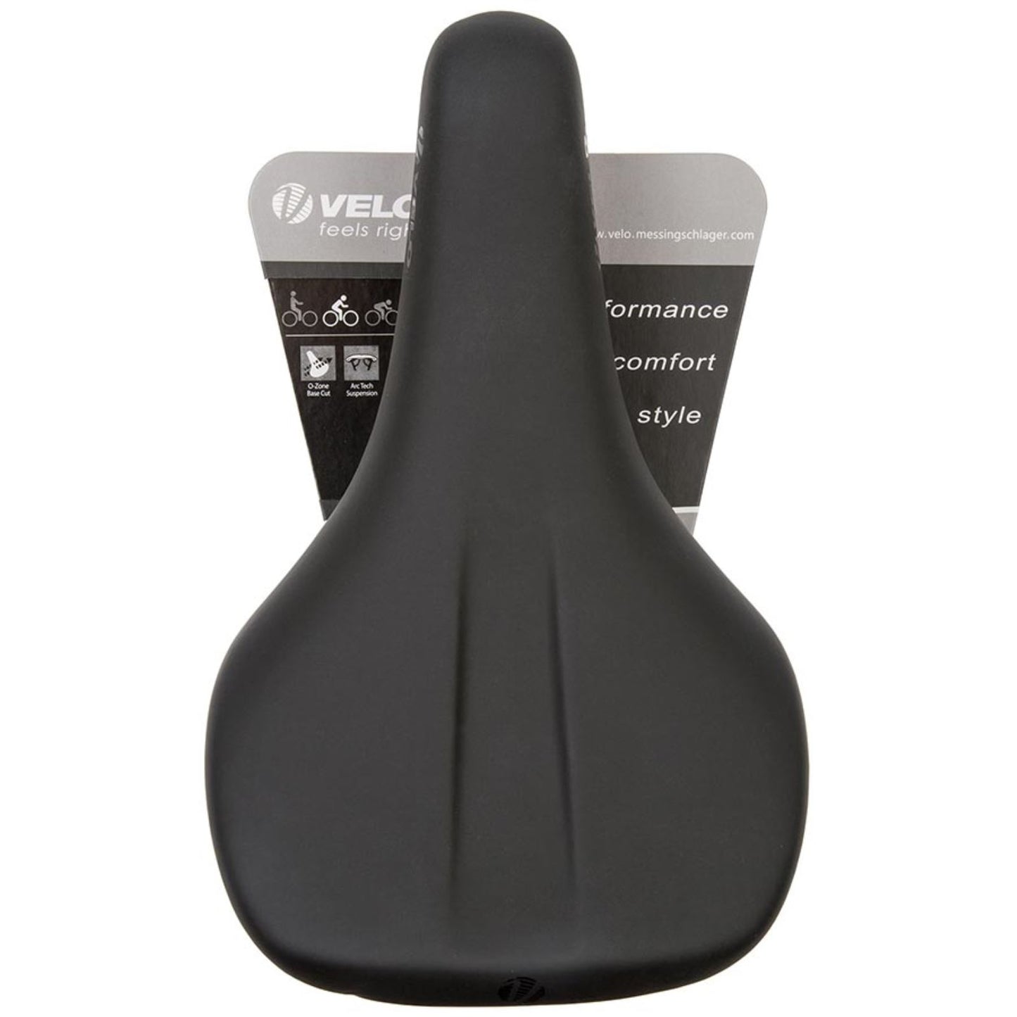 Velo Tour Base Saddle 267 x 167mm 418g - Black [MPN: 250539]_1470527