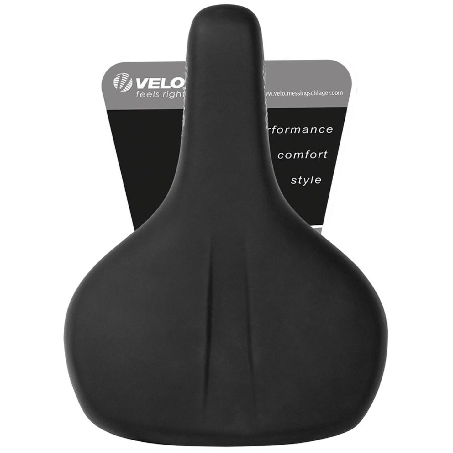 Velo Tour Base Saddle 267 x 201mm 439g - Black [MPN: 250541]_1470487
