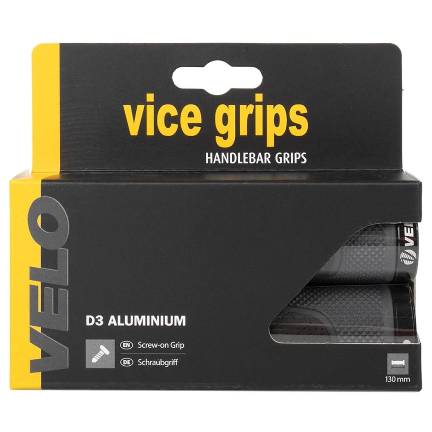 Velo Vice Grips D3 Alu Grips - 130mm - Black [MPN: 410350]_1470609