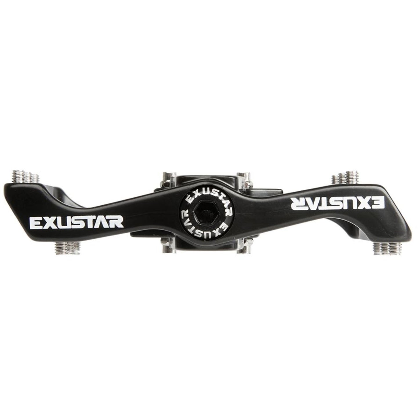 Exustar E-PM820-2 Dual Sided Pedals Spindle: Cr-Mo 9/16'' Black [MPN: 311861]_1470933