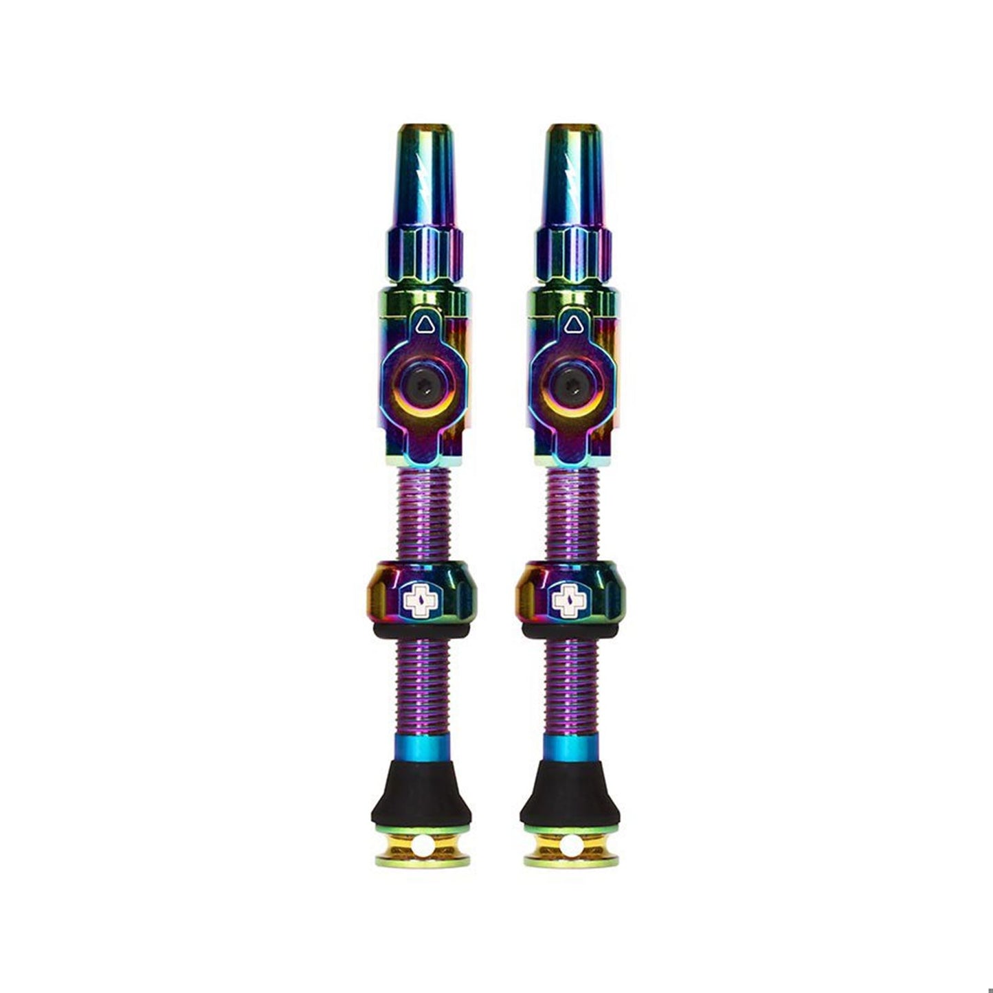Muc-Off Big Bore Hybrid Large - Tubeless Valve - Hybrid - 75mm - Pair - Iridescent [MPN: 21159]_1474449