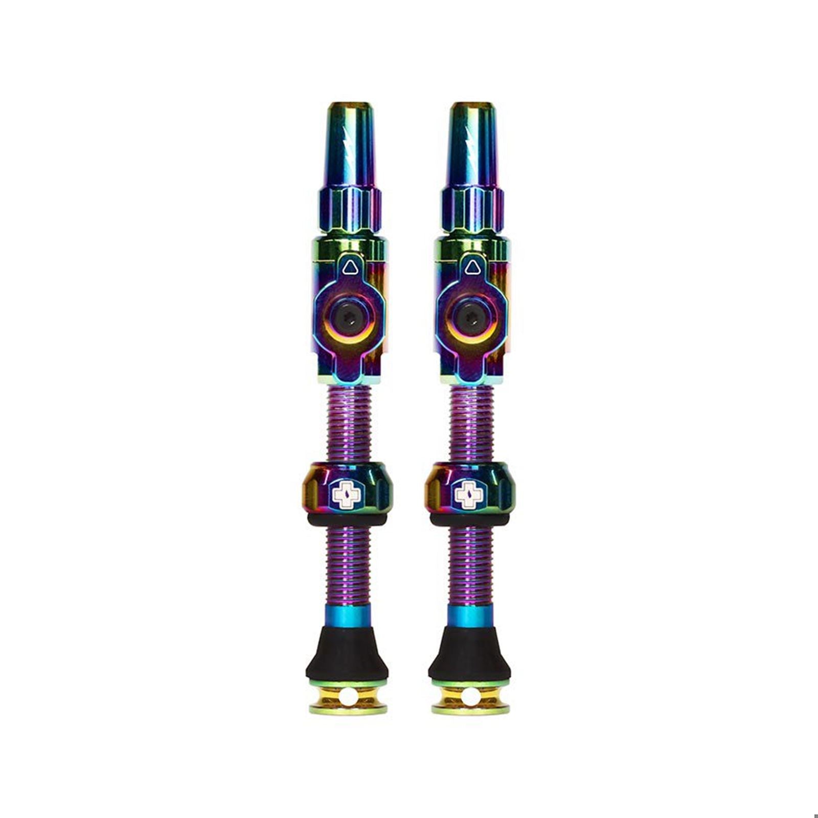 Muc-Off Big Bore Hybrid Large - Tubeless Valve - Hybrid - 75mm - Pair - Iridescent [MPN: 21159]_1474449