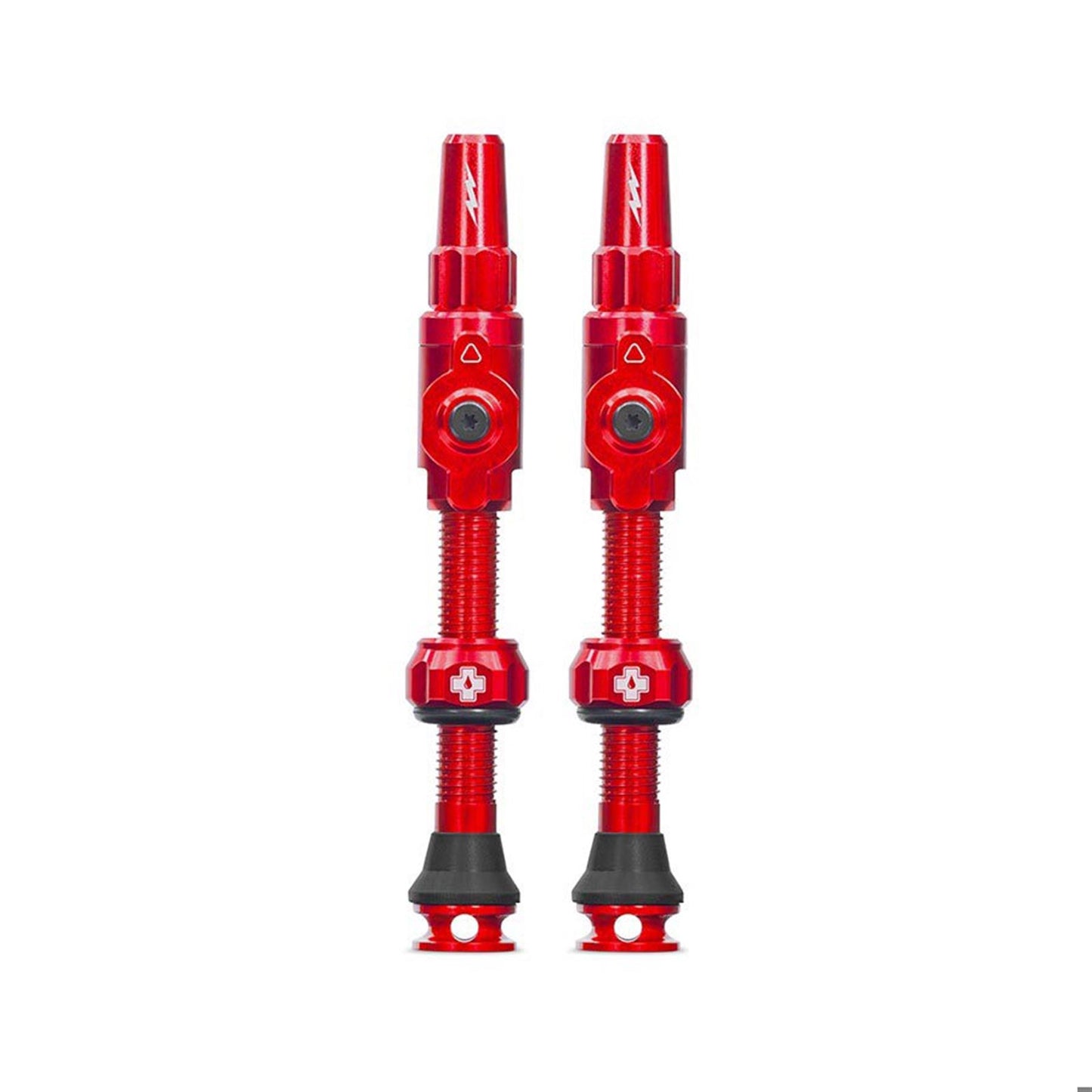 Muc-Off Big Bore Hybrid Large - Tubeless Valve - Hybrid - 75mm - Pair - Red [MPN: 21160]_1474462