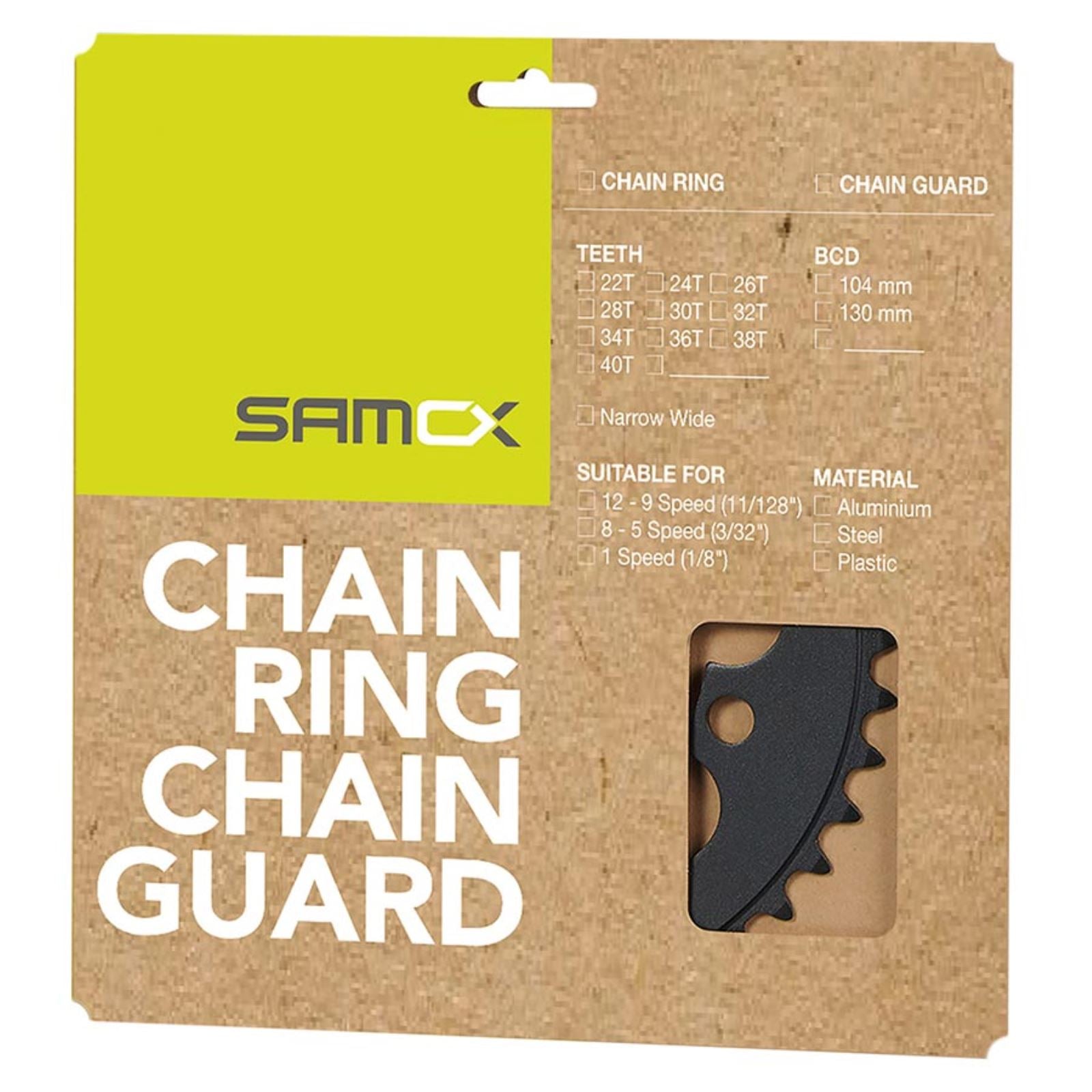 Samox PD-R4-S Chainring Teeth: 36 Speed: 1 BCD: 104 Bolts: 4 Steel - Black [MPN: 356204]_1470909