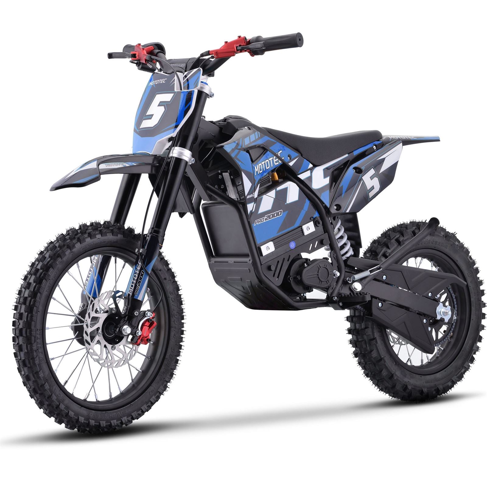MotoTec USA 60v Pro Electric Dirt Bike 2000w Lithium - Blue MT-Dirt-Pro-2000_Blue_1534952